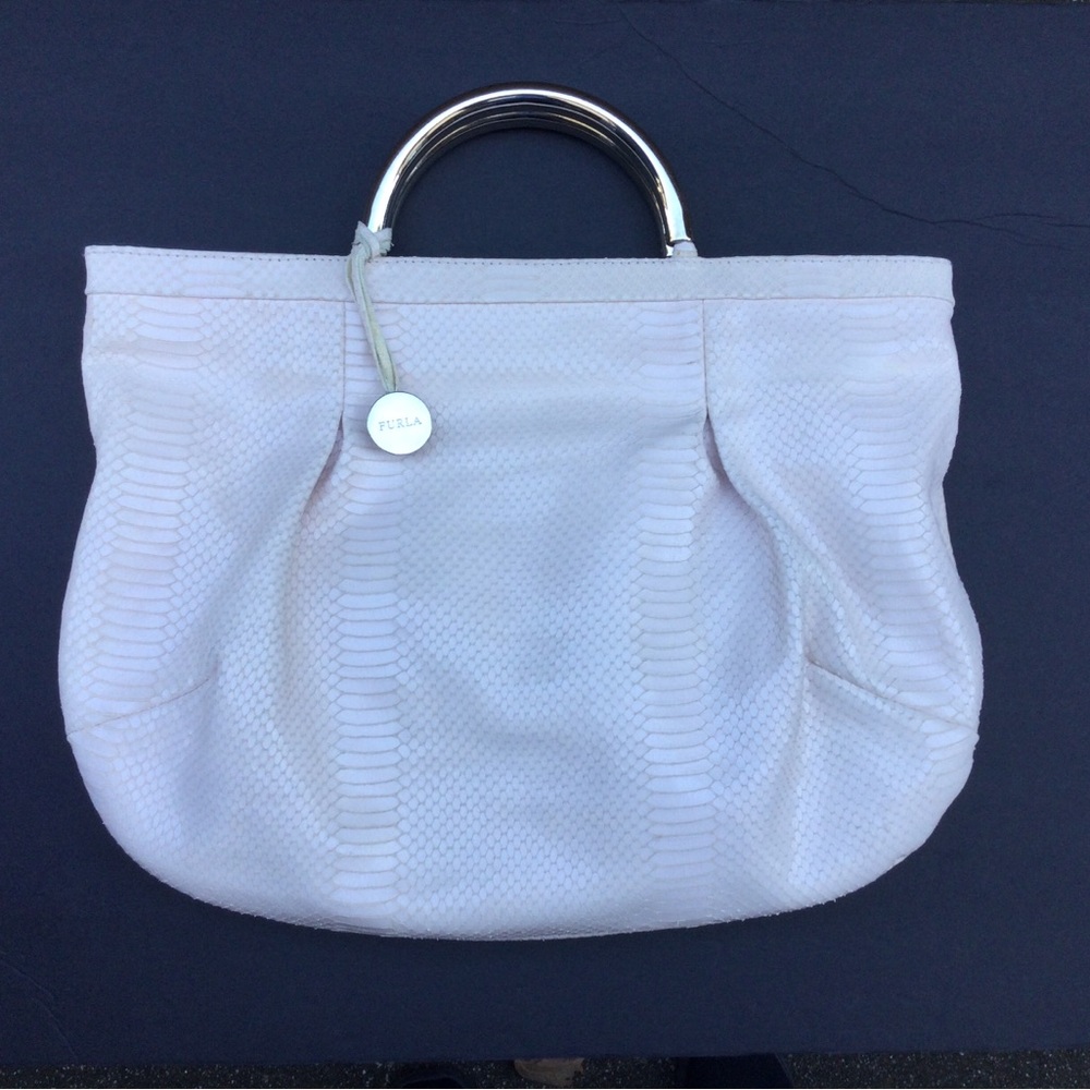 Furla Snake Embossed Bag
